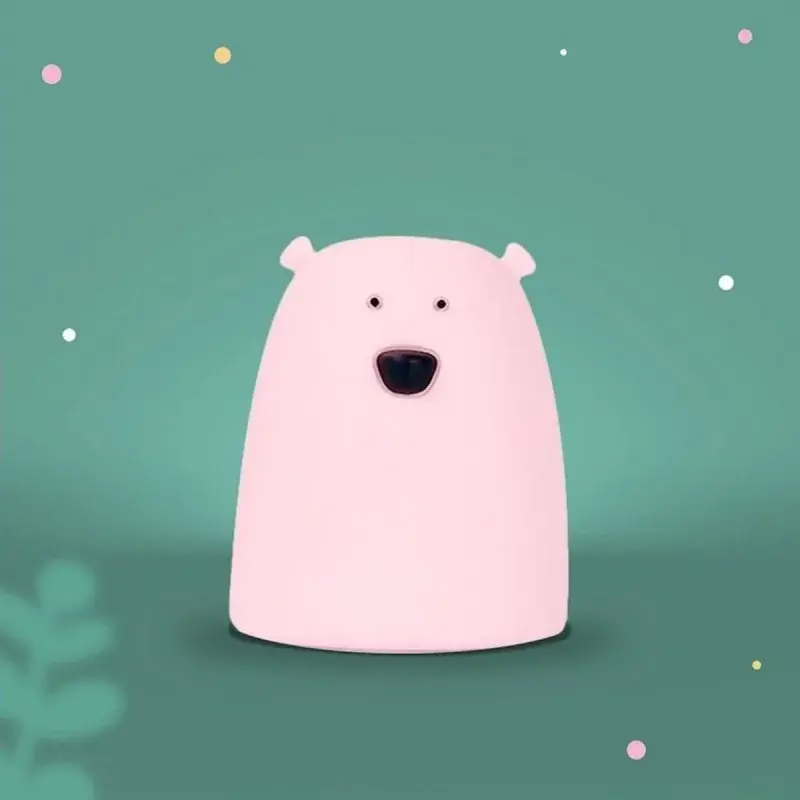 Mary's - Led Lamp - Bear Small - 88 X 88 X 103 Mm - Pink