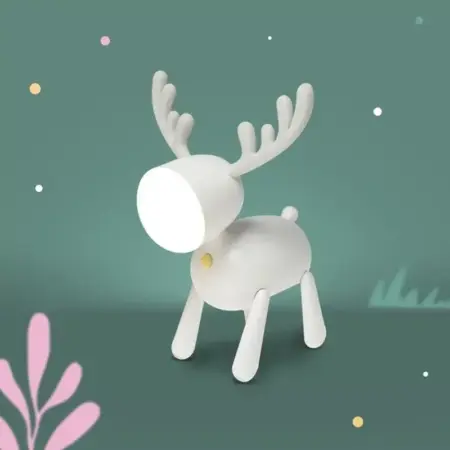 Mary's - Led Lamp - Deer - White
