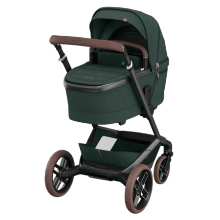 Maxi Cosi - Mc Fame Twillic Green (Dark Frame + Brown Wheels + Brown Leather)
