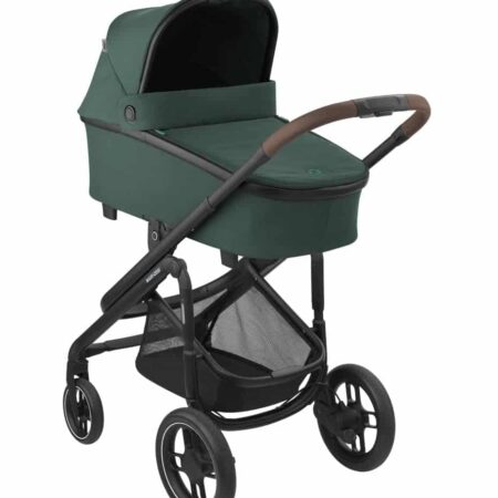 Maxi Cosi - Mc Plaza Plus Essential Green (Black Frame & Brown Leather)
