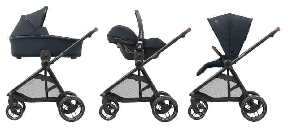 Maxi Cosi - Mc Street Plus Essential Graphite (Black Frame & Brown Leather)