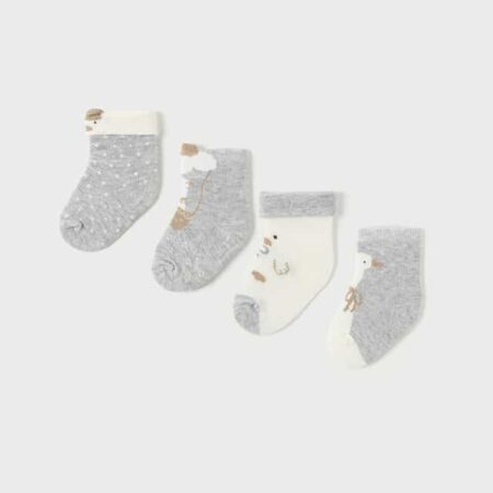 Mayoral - 4pc set socks - Heather gr