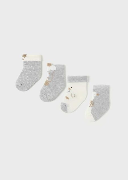 Mayoral - 4pc set socks - Heather gr