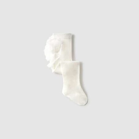 Mayoral - Flounces tights - Natural