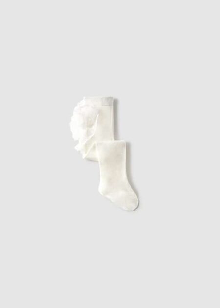 Mayoral - Flounces tights - Natural