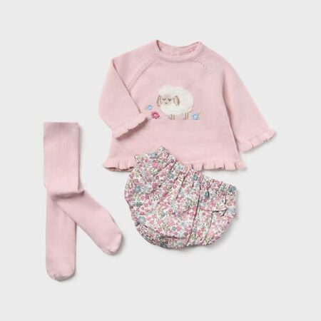 Mayoral - Knit sweater set - Baby Rose