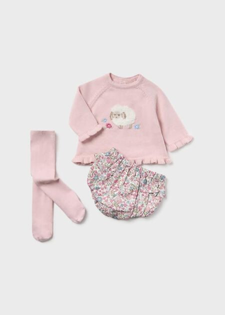 Mayoral - Knit sweater set - Baby Rose