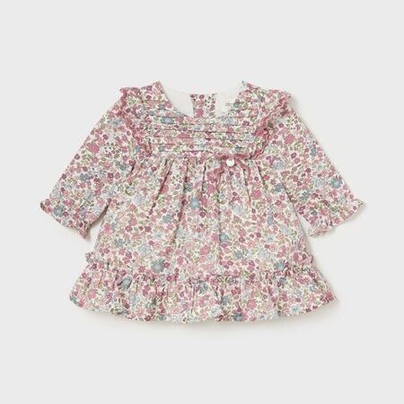 Mayoral - Printed dress - Baby Rose