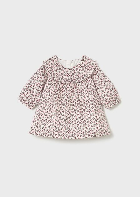 Mayoral - Printed velvet dress - Cherry