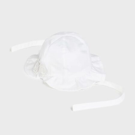 Mayoral - Zonnehoedje - Wit Met Bloemen