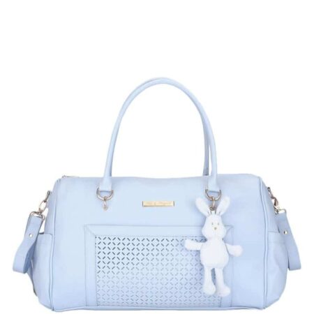 Mayoral Baby Blue Changing Bag With Bunny Charm