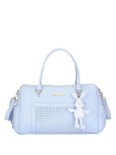 Mayoral Baby Blue Changing Bag With Bunny Charm
