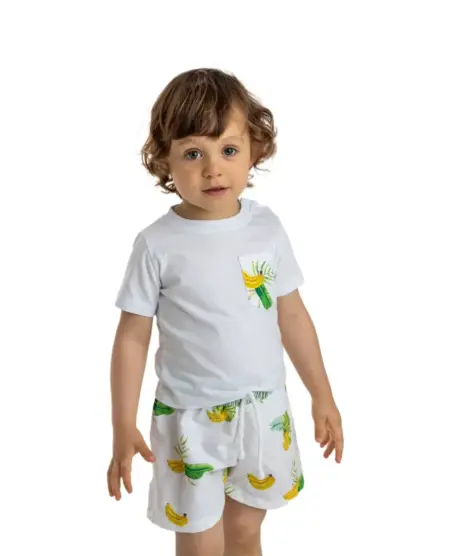Meia Pata - Boys T-shirt Lycra - Tropical