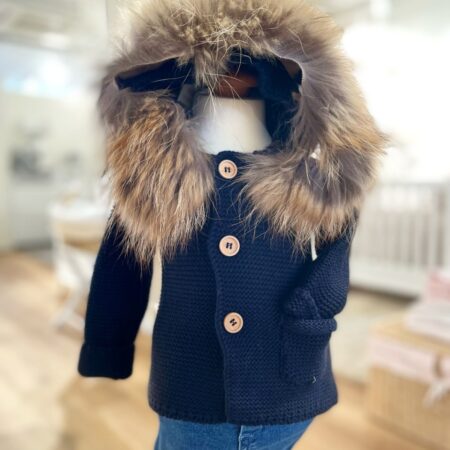 Meia Pata - Gebreid Jasje - Donkerblauw