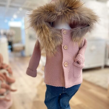 Meia Pata - Gebreid Jasje - Oud Roze