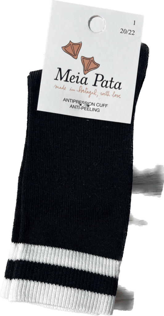 Meia Pata - Kniekous met streep - Donker Blauw