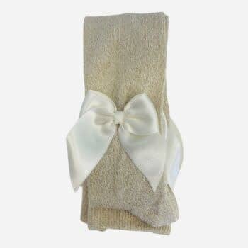 Meia Pata - Kousenbroek Goud Met Strik