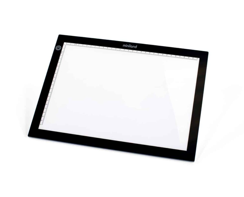 Miniland - A4 LIGHTPAD 36x27x0,5cm, met microUSB kabel, 3+