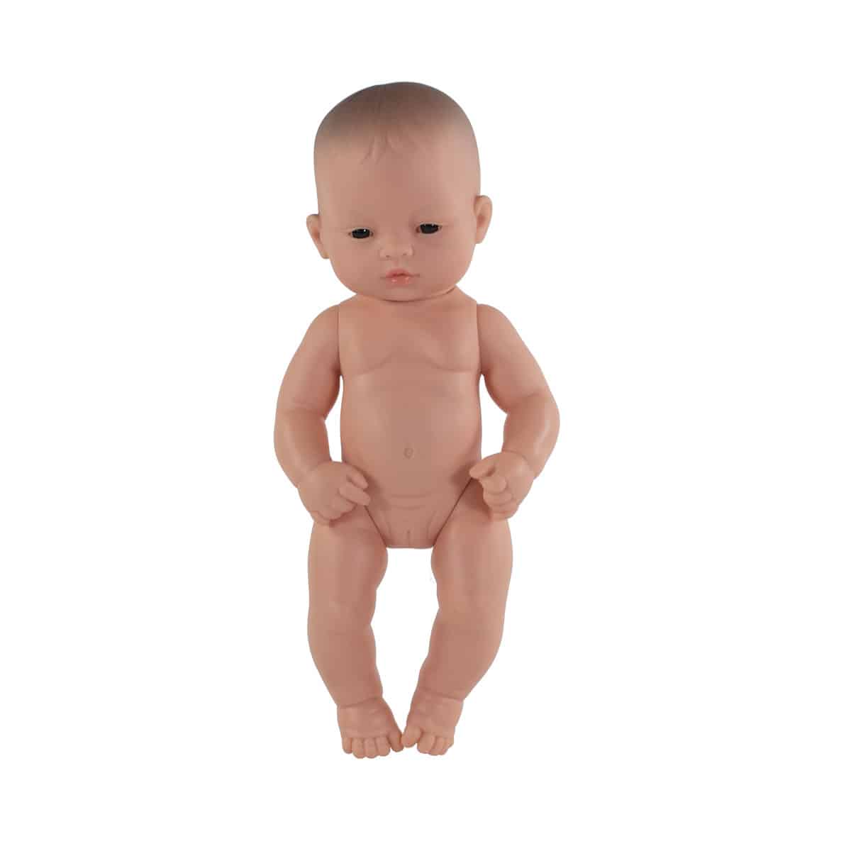 Miniland - BABYPOP AZIATISCH MEISJE 32cm, met vanillegeur, waterdicht, anatomisch correct, in vinyl. Made in Spain, 10m+
