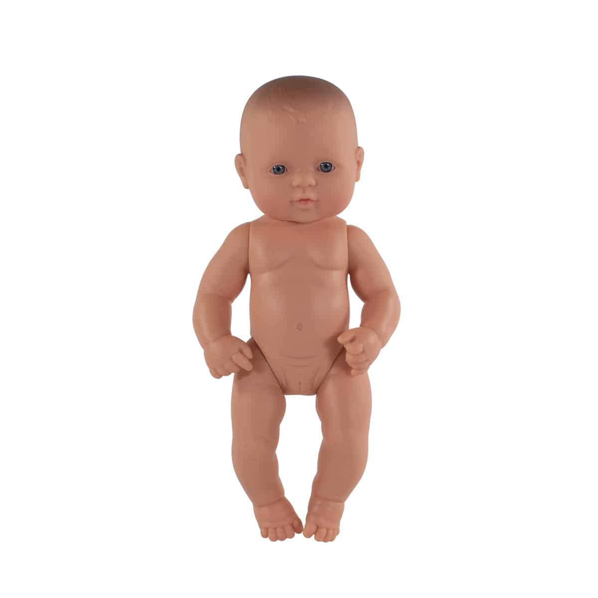 Miniland - BABYPOP EUROPEES MEISJE 32cm, met vanillegeur, waterdicht, anatomisch correct, in vinyl. Made in Spain, 10m+