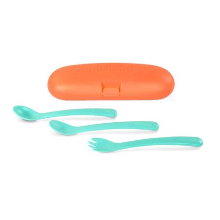 Miniland - BESTEK groen, mediterraanse collectie, in doosje, vaatwasmachinebestendig, BPA vrij. Made in Spain.