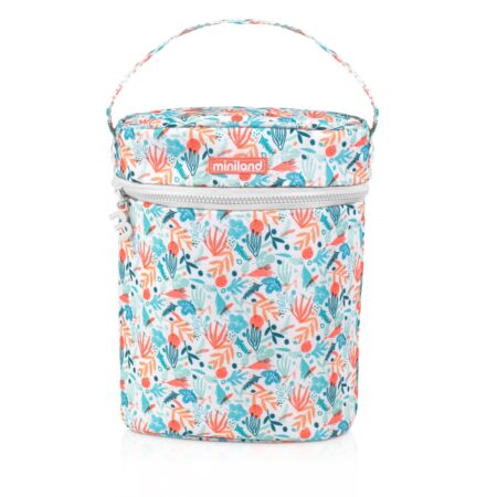 Miniland - DUBBELE THERMOSFLESZAK 15x21x5cm, mediterraanse collectie