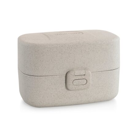 Miniland - EETSET on-the-go, met 3 potjes (500ml - 2x150ml), lepel en vork, ecofriendly collectie, mag in microgolfoven, vaatwasser en diepvries, BPA vrij