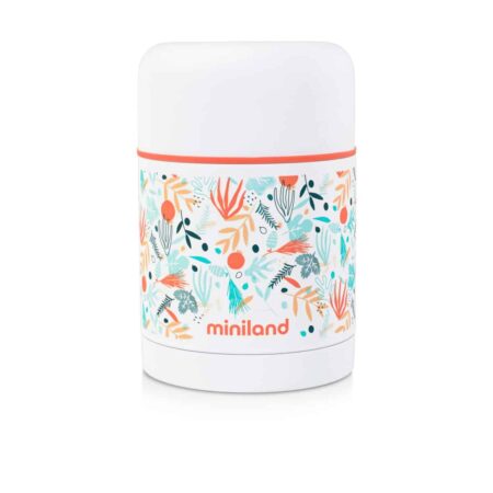 Miniland - VOEDSELTHERMOS 600ml, met isotherme zak, mediterraanse collectie, BPA vrij