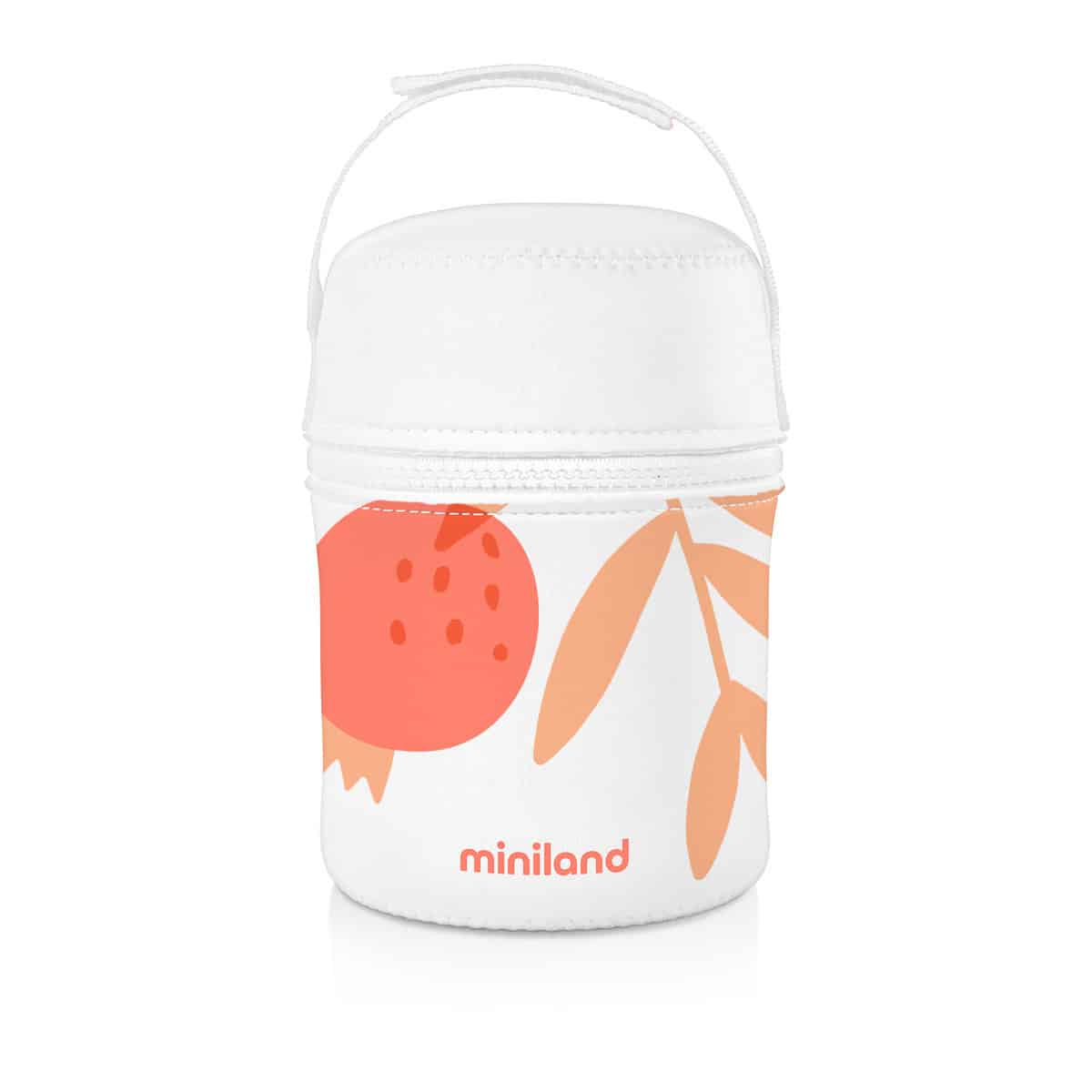 Miniland - VOEDSELTHERMOS 600ml, met isotherme zak, mediterraanse collectie, BPA vrij