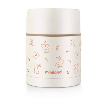 Miniland - VOEDSELTHERMOS KONIJN 600ml, ecofriendly collectie