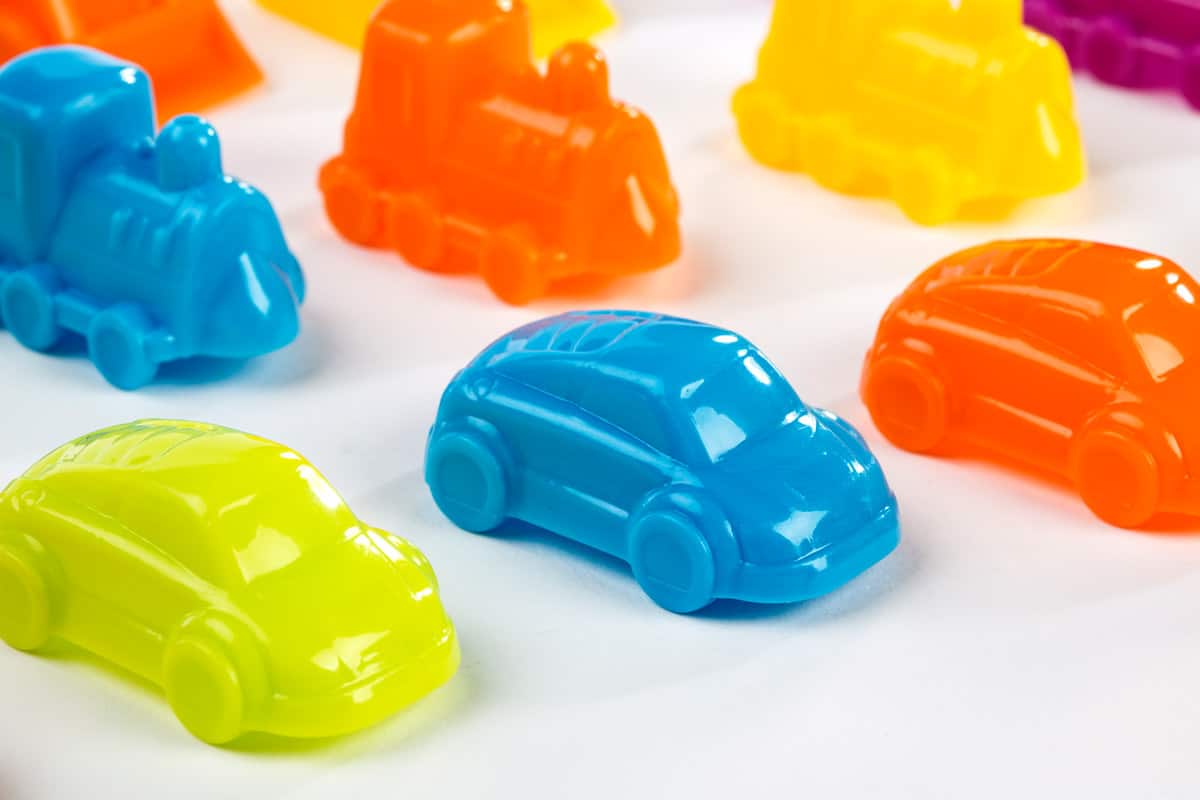 Miniland - VOERTUIGEN SORTEREN & TELLEN, 36 autootjes en 10 plastic speelkaarten