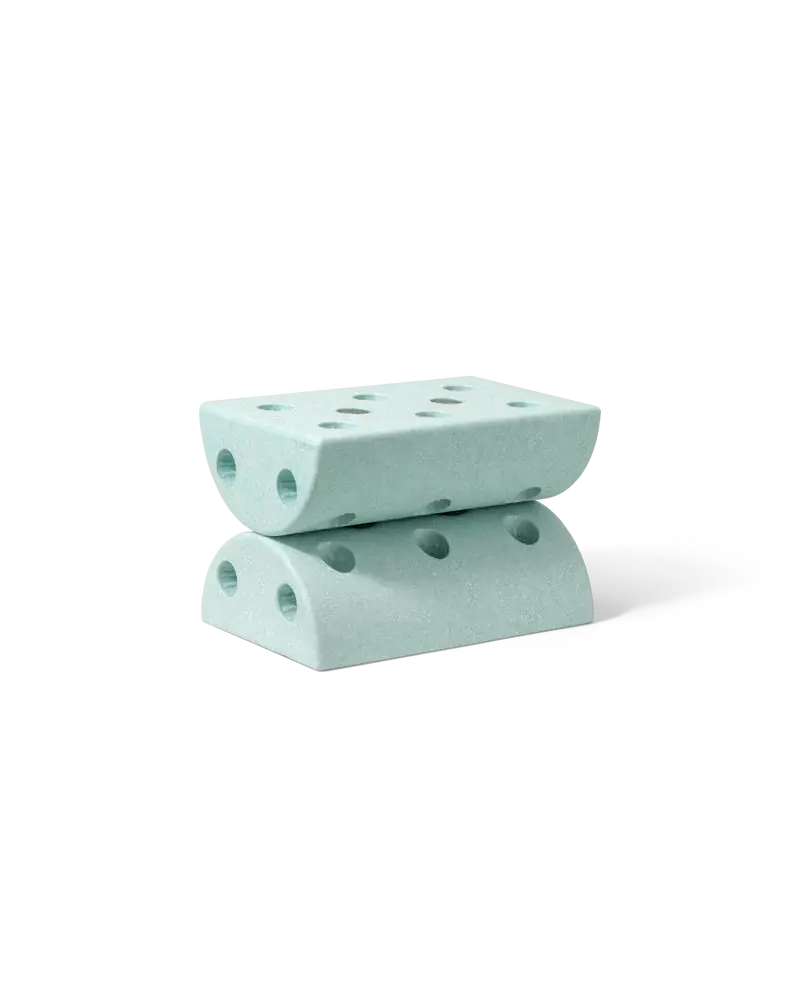 Modu - Activity Toy - Kids Stool Ocean Mint / Forest Green