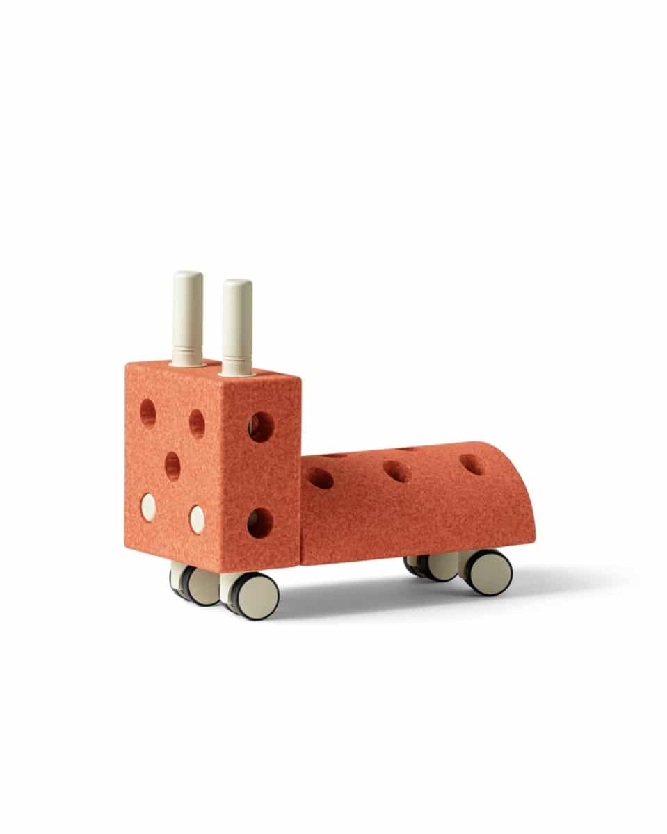 Modu - Activity toy - Tiny Ride Burnt Orange / Dusty Gre