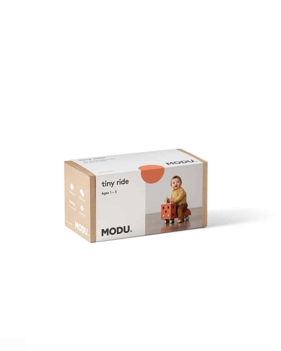 Modu - Activity toy - Tiny Ride Burnt Orange / Dusty Gre
