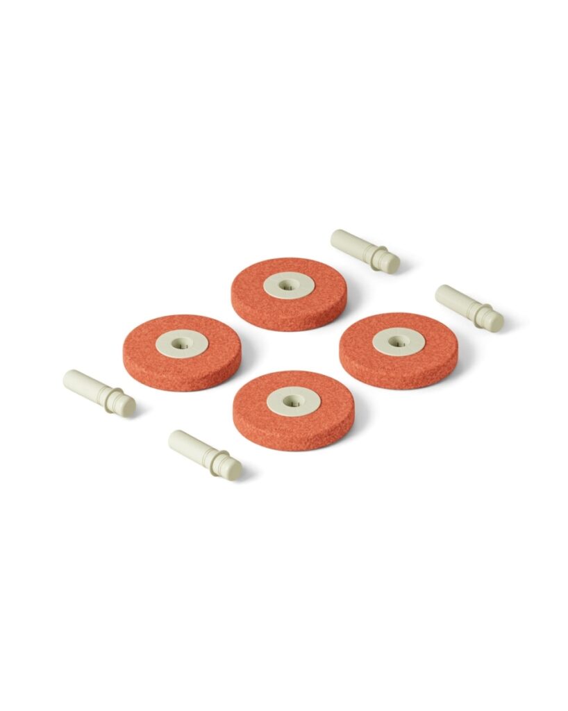 Modu - Foam wielen Burnt Orange / Dusty Green