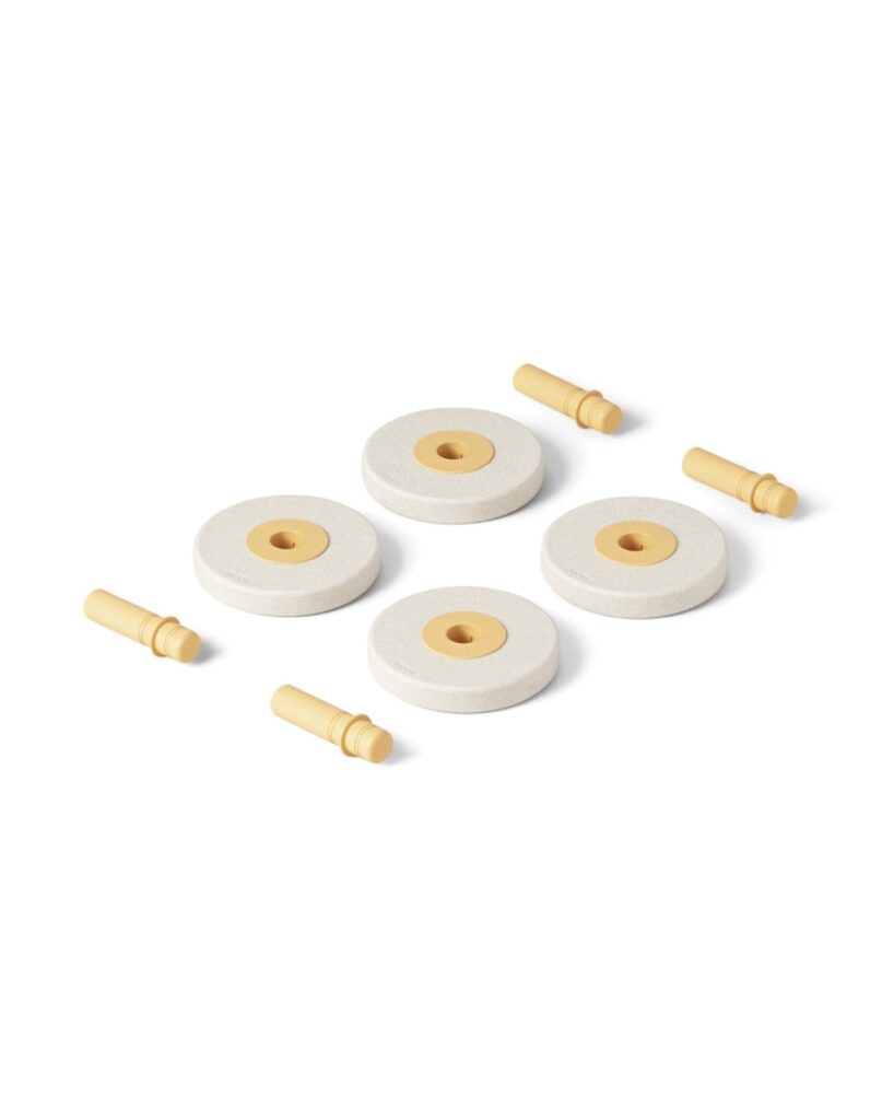 Modu - Foam wielen Sand Grey / Honey Yellow