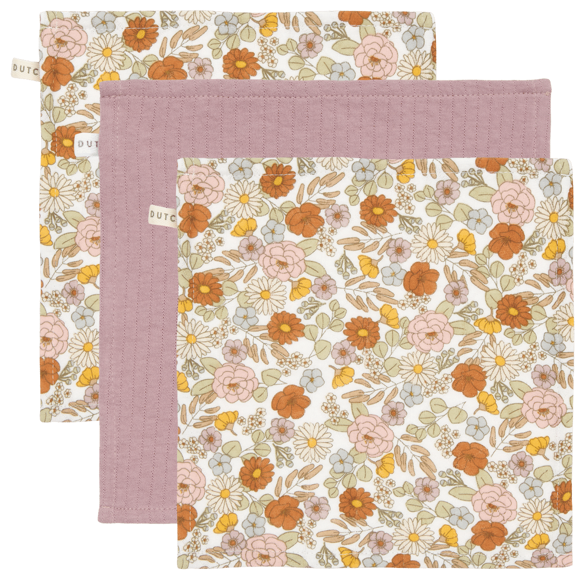 Monddoekjes Vintage Little Flowers / Mauve