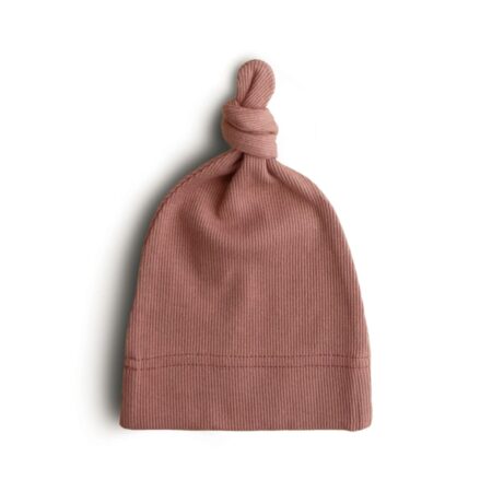 Mushie - Baby Beanie - Cedar