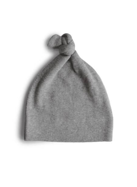Mushie - Baby Beanie - Gray Melange