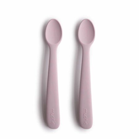 Mushie - Baby Spoon - Soft Lilac (2-Pack)