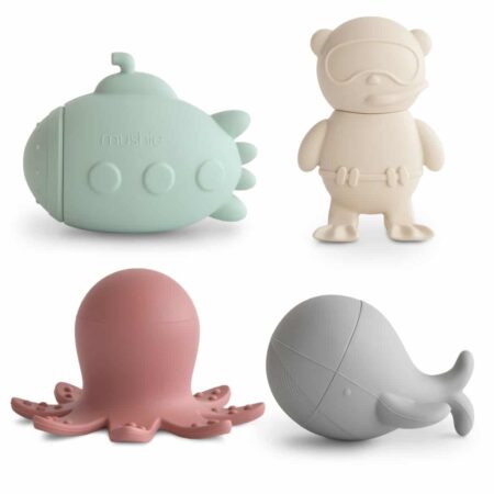 Mushie - Bath Set 4-Pack Sealife