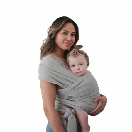 Mushie - Carrier Wrap - Gray Melange