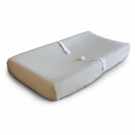 Mushie - Changing Pad Cover - Fog