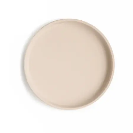 Mushie - Classic Silicone Plate - Shifting Sand