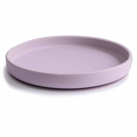 Mushie - Classic Silicone Plate - Soft Lilac