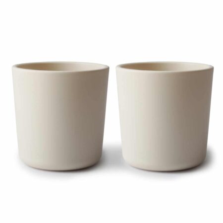 Mushie - Cup - Ivory (2 Pcs)