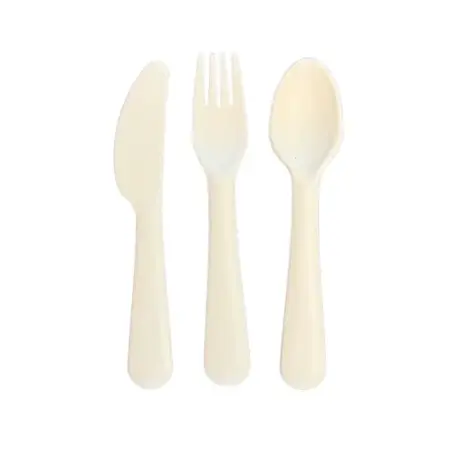 Mushie - Cutlery Set - Ivory