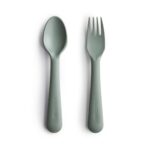 Mushie - Fork & Spoon - Sage