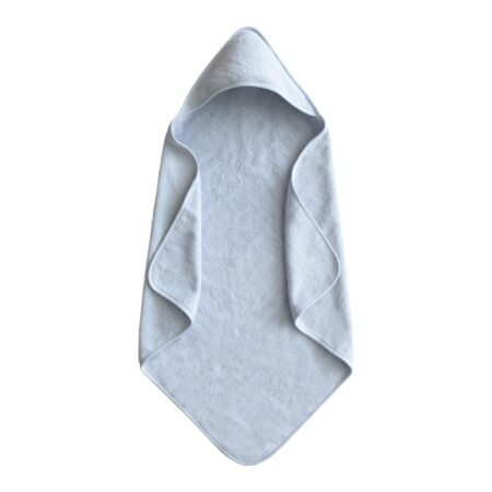 Mushie - Hooded Towel - Baby Blue