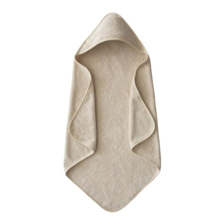Mushie - Hooded Towel - Fog